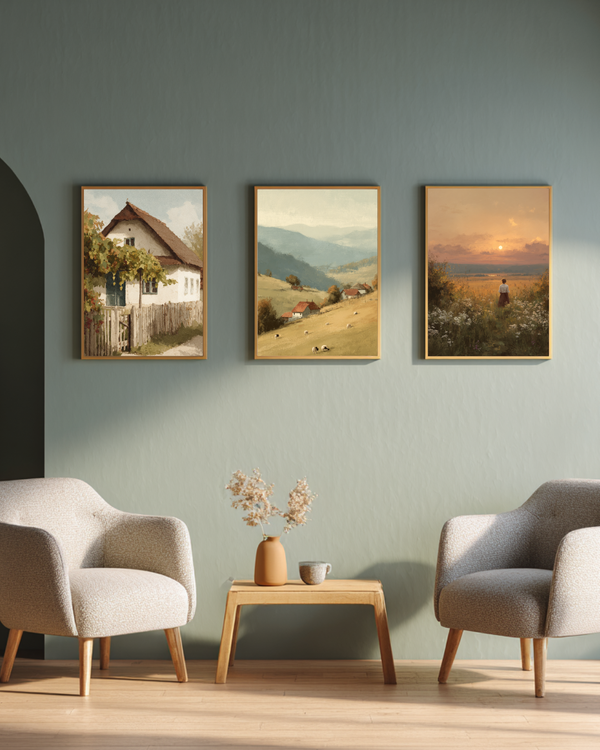 Seara la țară - Set de 3 postere