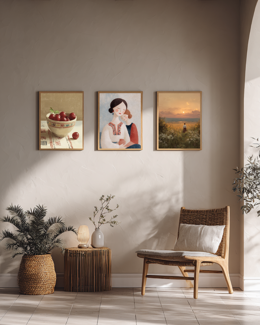 Vara la bunica - Set de 3 postere
